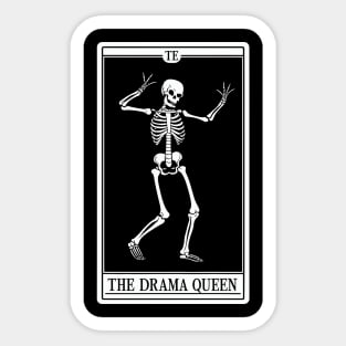 Funny Tarot Card : The Drama Queen Sticker